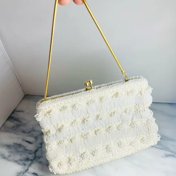 Vintage Hand Beaded Bag - Picture 5 of 5